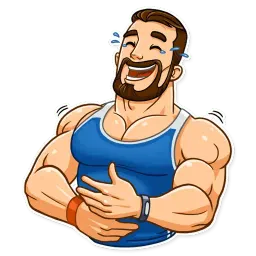 Спортивный парень Telegram sticker pack