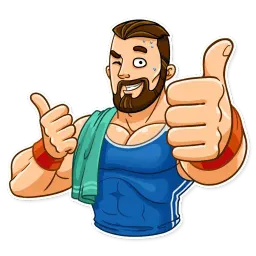 Спортивный парень sticker 2