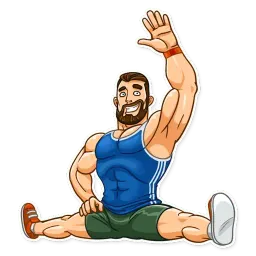 Спортивный парень sticker 5