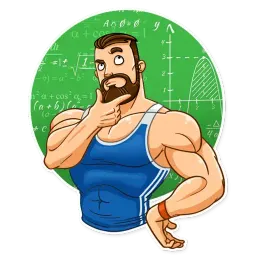 Спортивный парень sticker 8