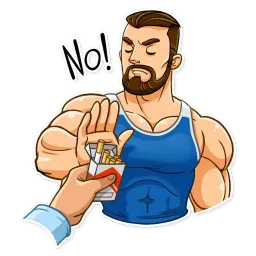 Спортивный парень sticker 10