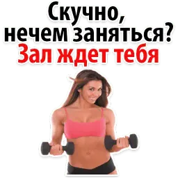 ⚽ Спорт и тренажерка sticker 2