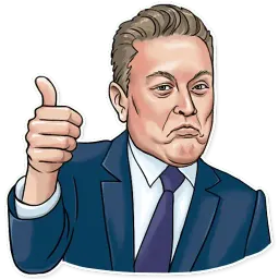 Илон Маск sticker 3