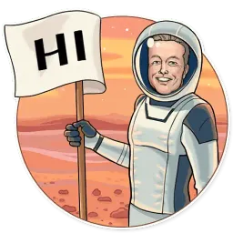 Илон Маск sticker 4