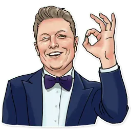 Илон Маск sticker 7