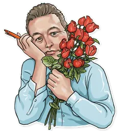 Илон Маск sticker 8