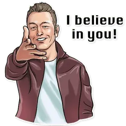 Илон Маск sticker 10