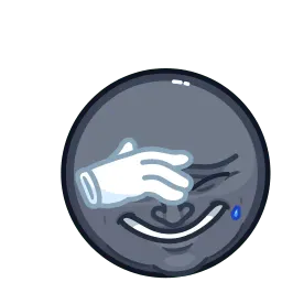 Хитрая луна Telegram sticker pack