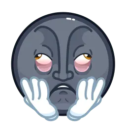 Хитрая луна sticker 3