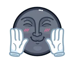Хитрая луна sticker 5