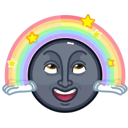 Хитрая луна sticker 7