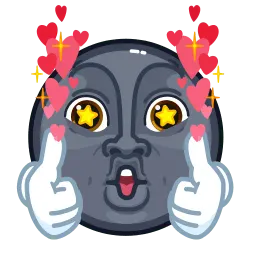 Хитрая луна sticker 8