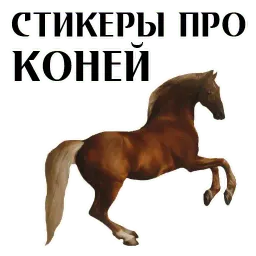 Про коней Telegram sticker pack