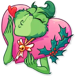 Гринч sticker 2
