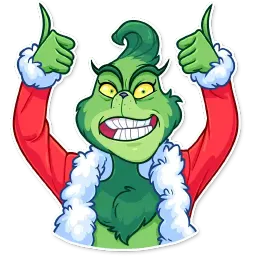 Гринч sticker 3