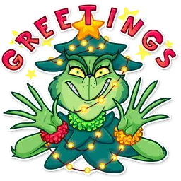 Гринч sticker 5