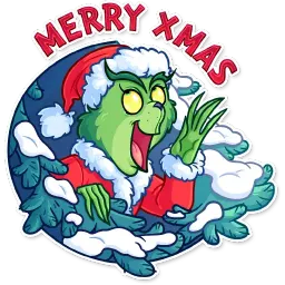 Гринч sticker 6