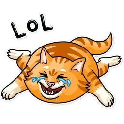 Полосатый кот Telegram sticker pack