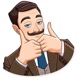 Джентльмен sticker 3