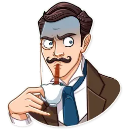 Джентльмен sticker 4