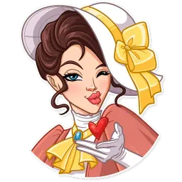 Леди sticker 2