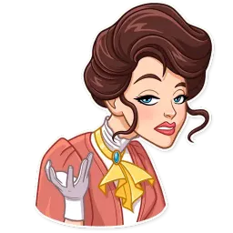 Леди sticker 11