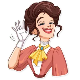 Леди sticker 5