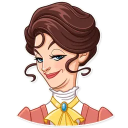 Леди sticker 7