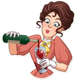 Леди sticker 10
