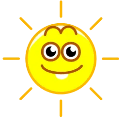 Солнце и облако sticker 2