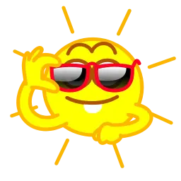 Солнце и облако sticker 3
