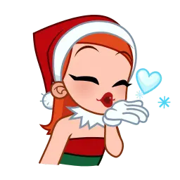 Милая Санта sticker 2