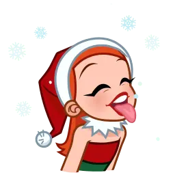 Милая Санта sticker 11