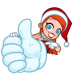 Милая Санта sticker 3