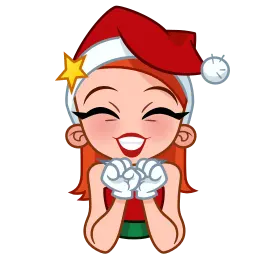 Милая Санта sticker 5