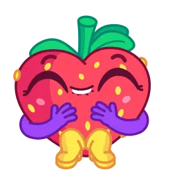 Сладкая клубничка Telegram sticker pack