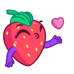 Сладкая клубничка sticker 2