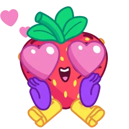 Сладкая клубничка sticker 6