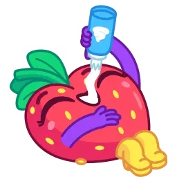 Сладкая клубничка sticker 7