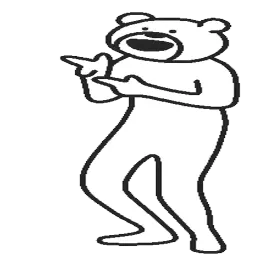 Танцующий медведь sticker 3