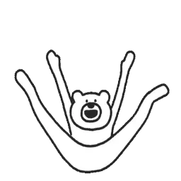 Танцующий медведь sticker 4