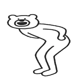 Танцующий медведь sticker 6