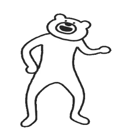 Танцующий медведь sticker 8