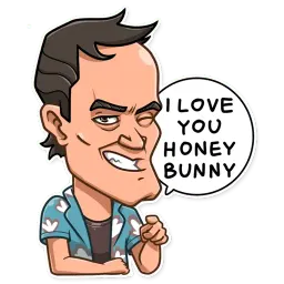 Квентин Тарантино sticker 7