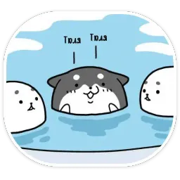 Тару-сиба: Бочки-щеночки sticker 11