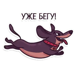 Такса sticker 3