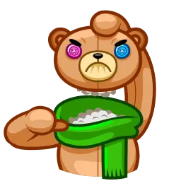 teddy sticker 11
