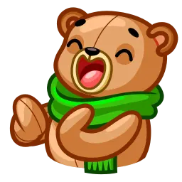 teddy sticker 12
