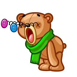 teddy sticker 4