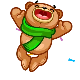 teddy sticker 6